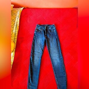 Aeropostale Dark Blue Skinny Jeans